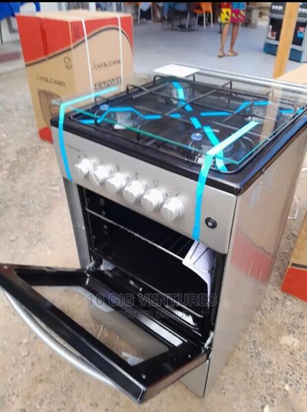 Volcano stove with oven