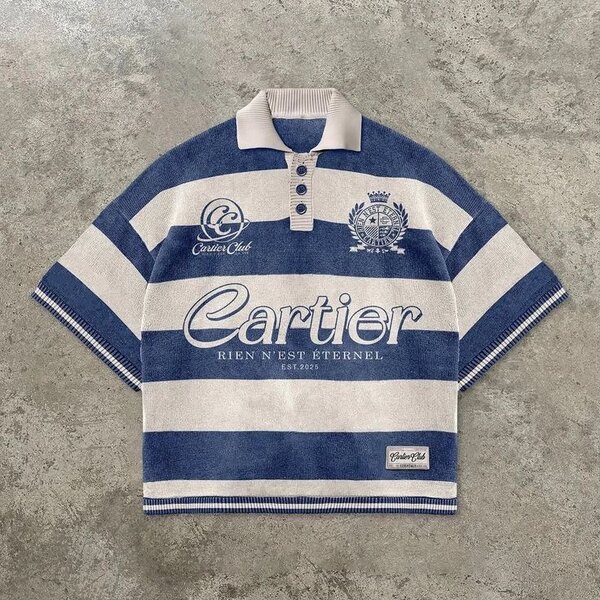 Polo rayé casual homme