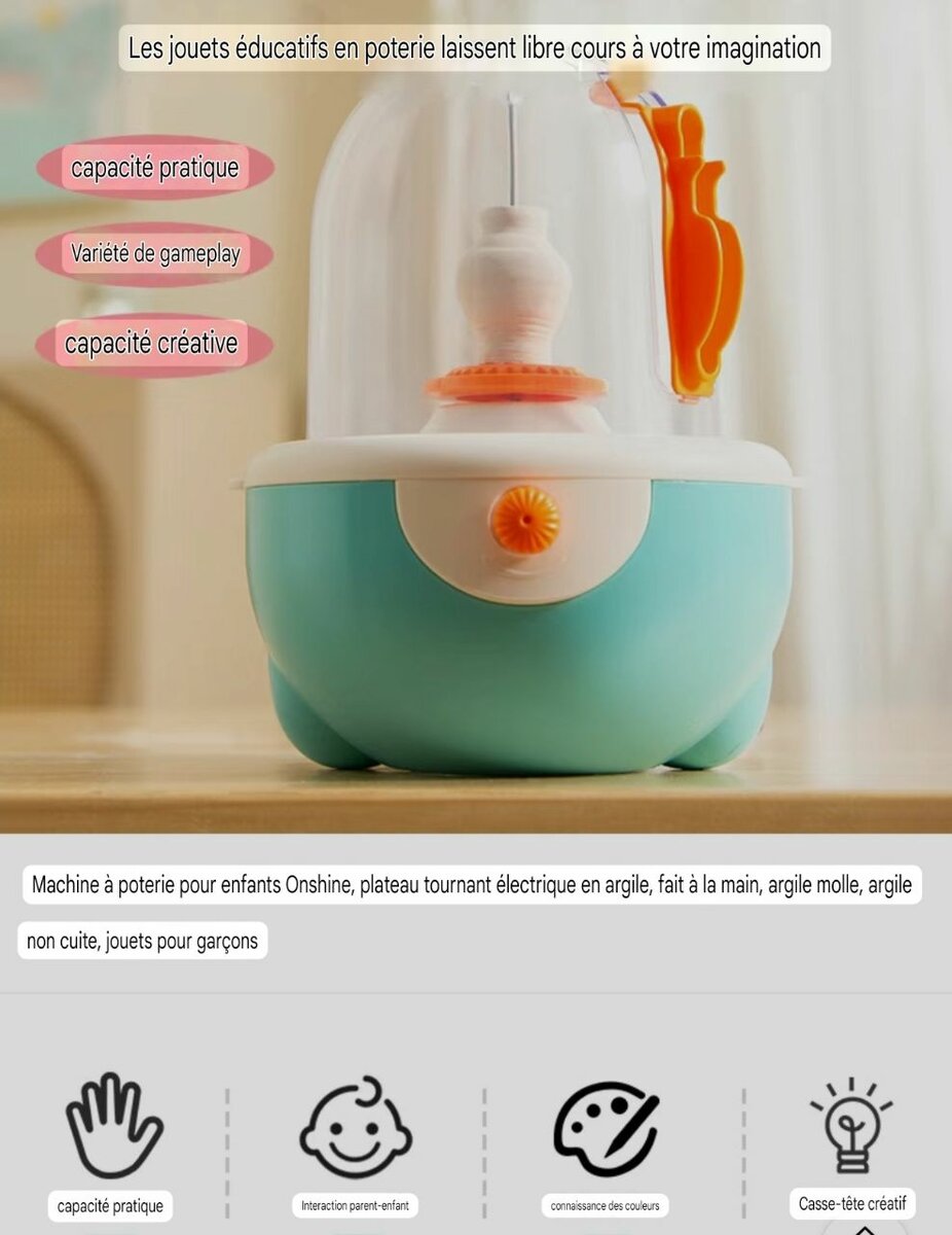 Machine à poterie pour enfants