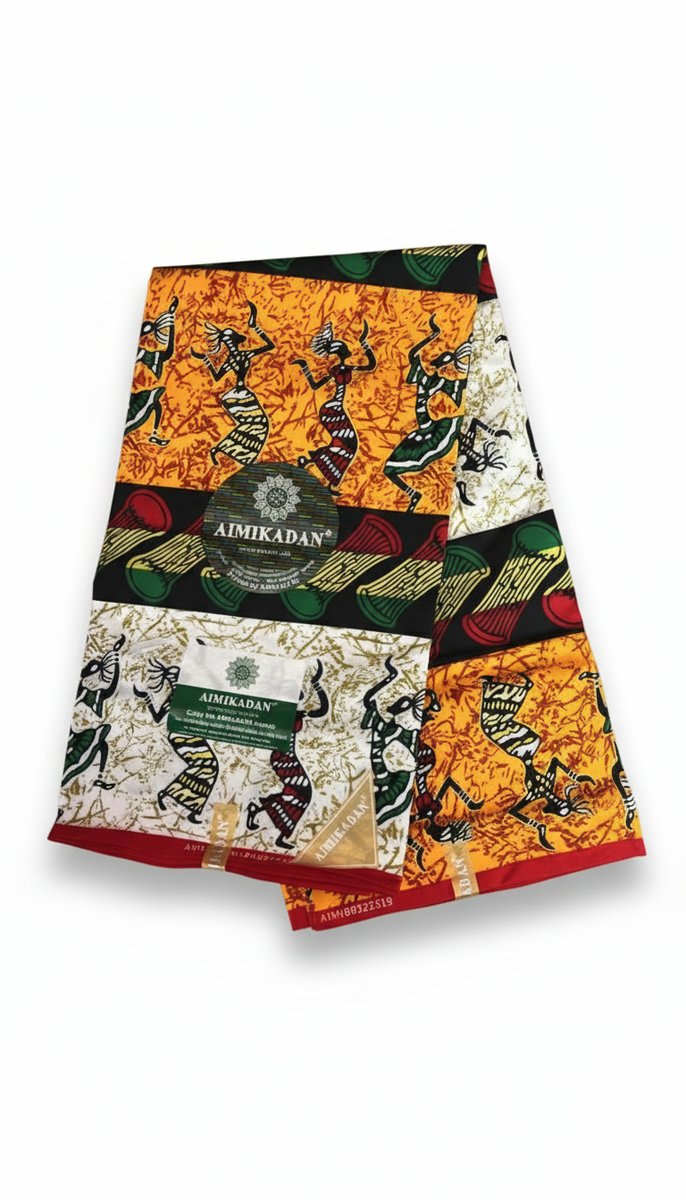 Pagne Wax Africain Coloré