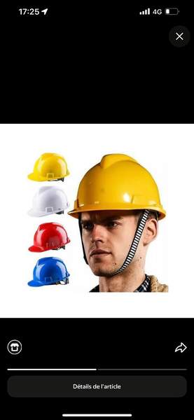 Casque de Sécurité Durable