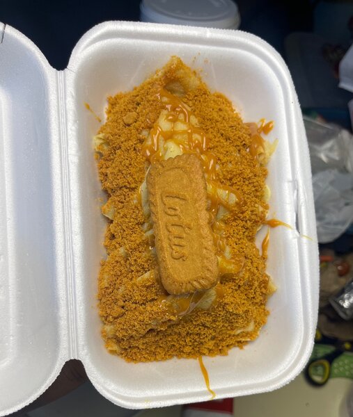 Crêpe caramelgarnie à la Lotus