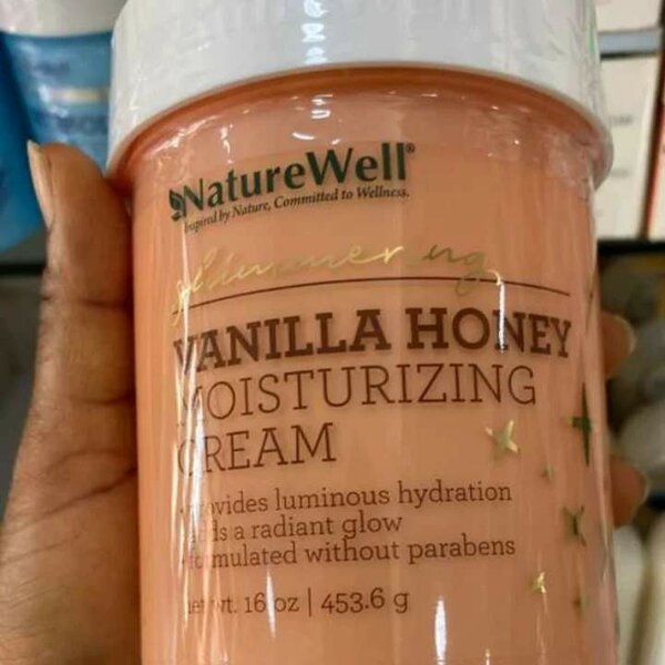 Nature Well Shimmering Vanilla Honey Moisturizing Cream