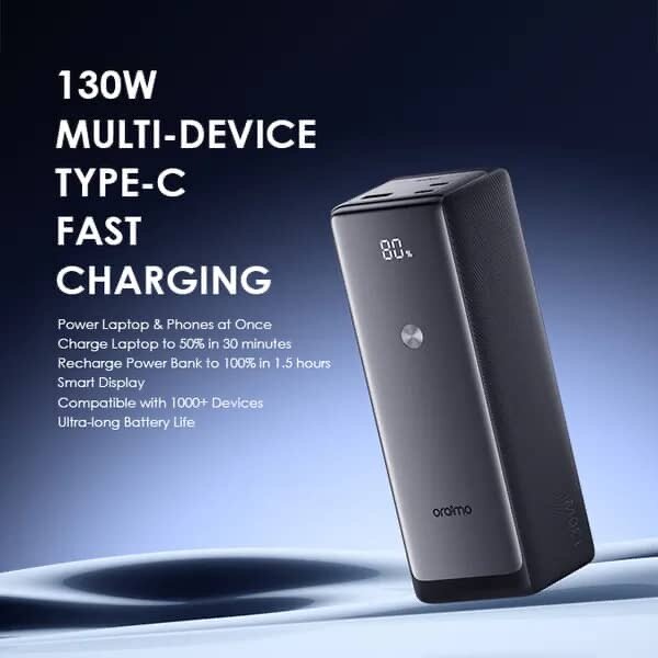 Chargeur Power Bank 130W Multifonction