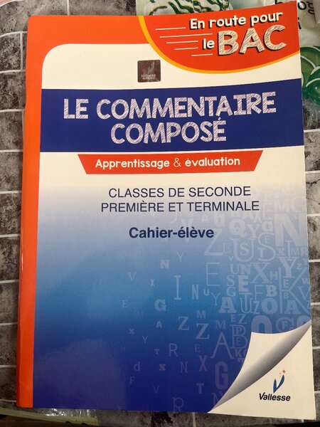 Cahier Élève BAC Français