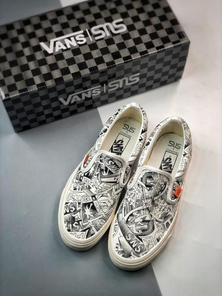 Vans Slip-On Graffiti Sneakers