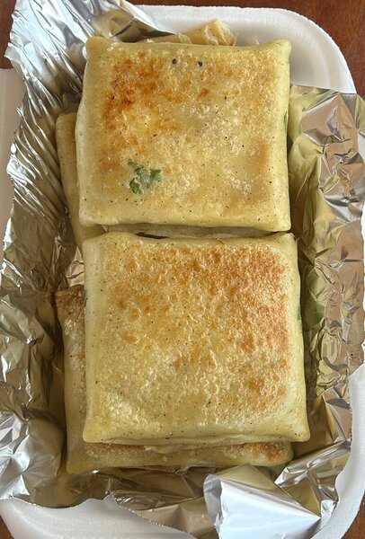 Crêpes salées au jambon