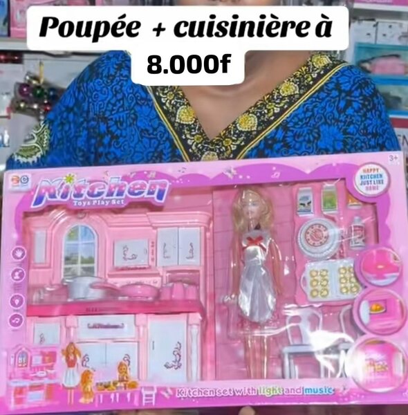 Set de jeu poupée cuisine