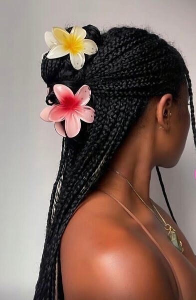 Pince à cheveux fleur élégante