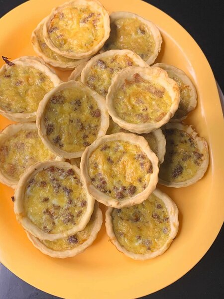 Mini quiches viande hachée
