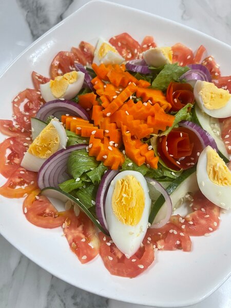 Salades fraîches et saines