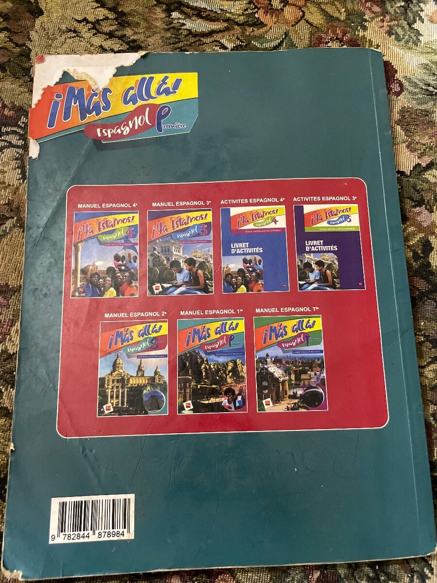 Livre Espagnol ¡Más Allá!