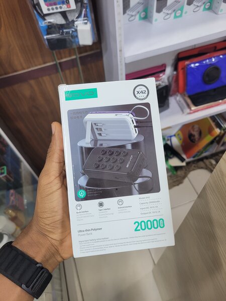 Powerbank 20000mAh rapide et fiable