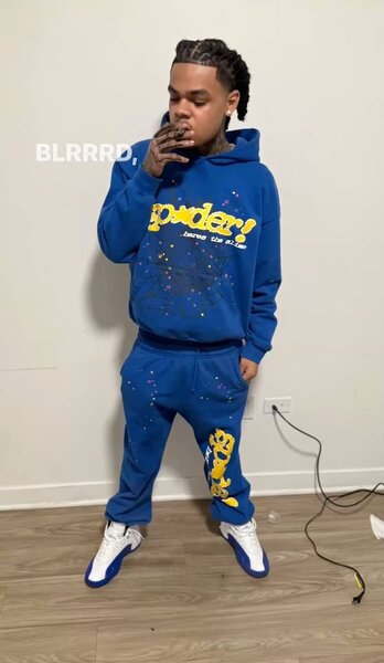 Ensemble survêtement bleu fun