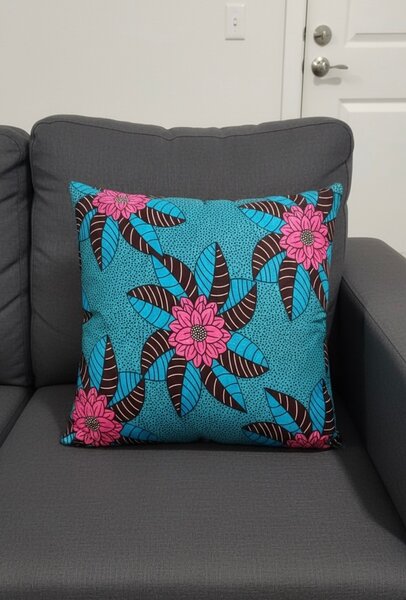 Housse floral coloré