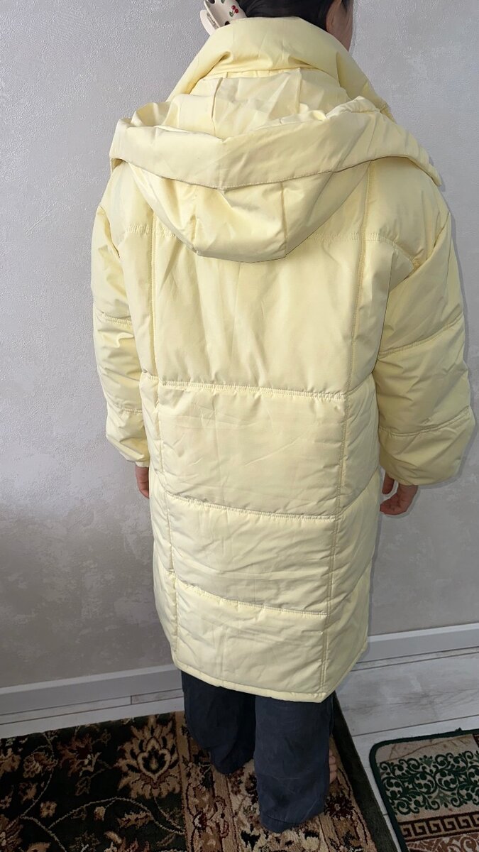 Куртка, сливочно-желтого цвета