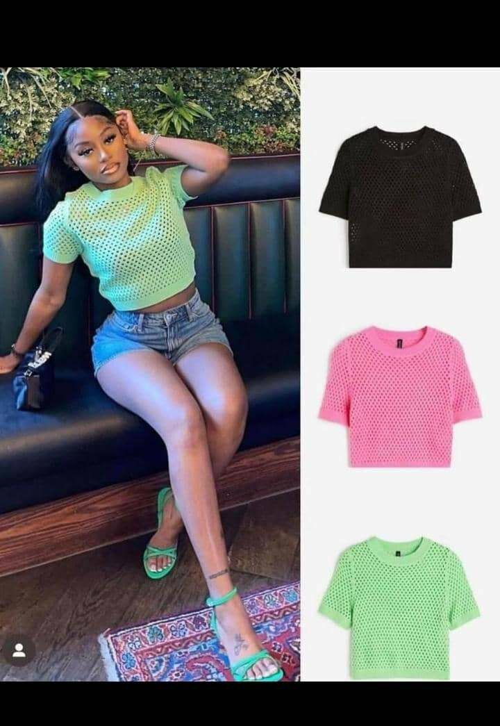 Quality dresses going for 100 cedis each.