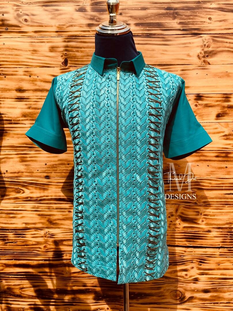 Threaddot Lace on Lace Kaftan