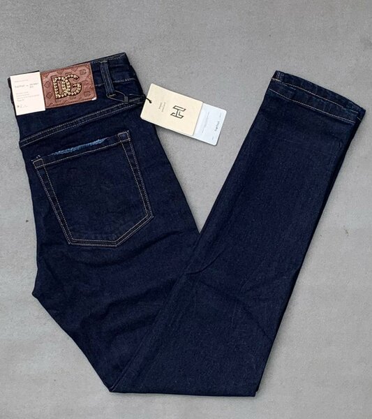 Jean slim homme denim bleu