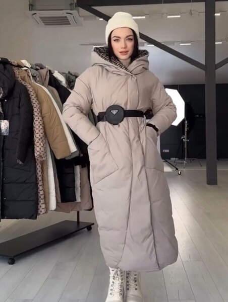 Куртка- пуховик оверсайз