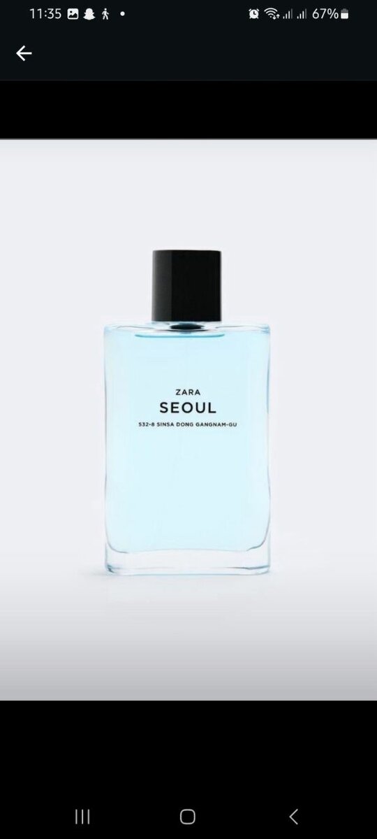 Parfum Homme Collection Zara