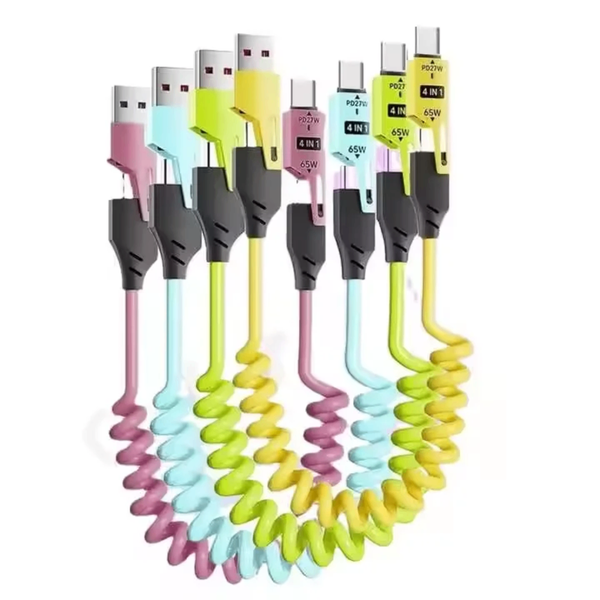 Câble ressort 4 en 1