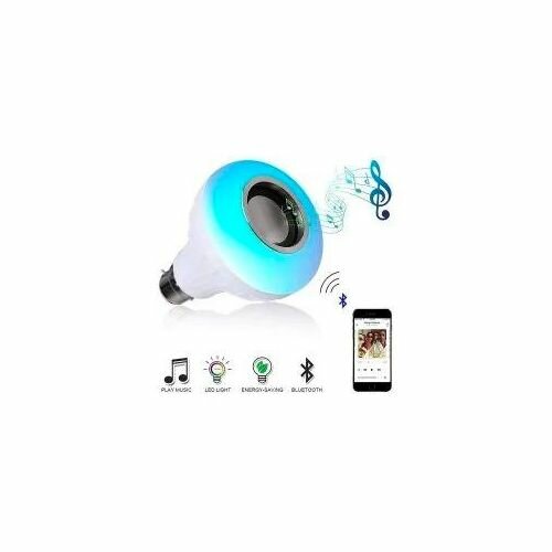 Ampoule musicale LED B22 blanc froid +Télécmde