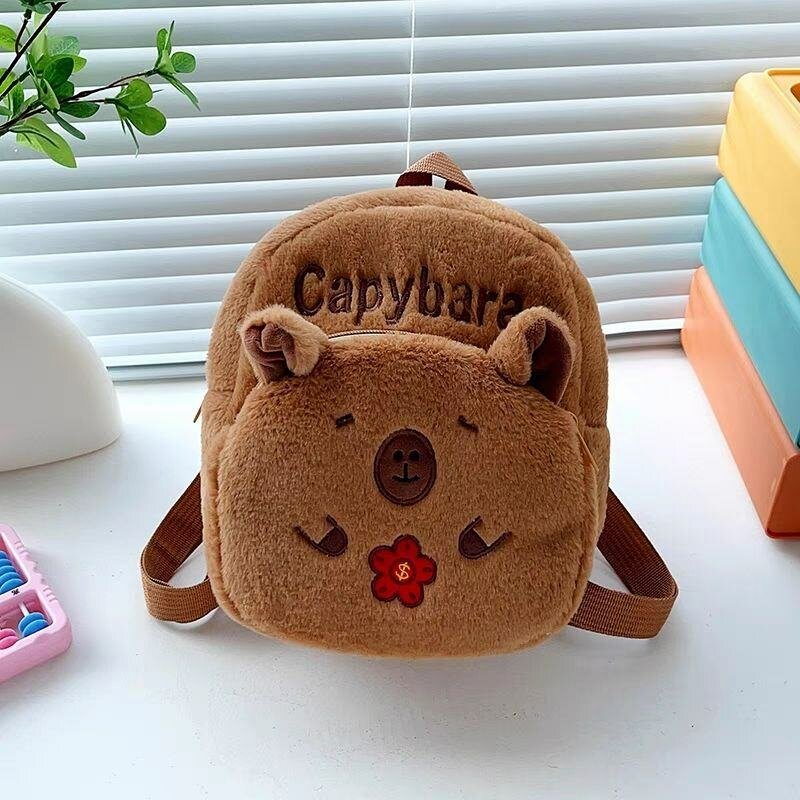 Sac à dos en peluche Capybara