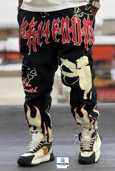 Pantalon streetwear graphique