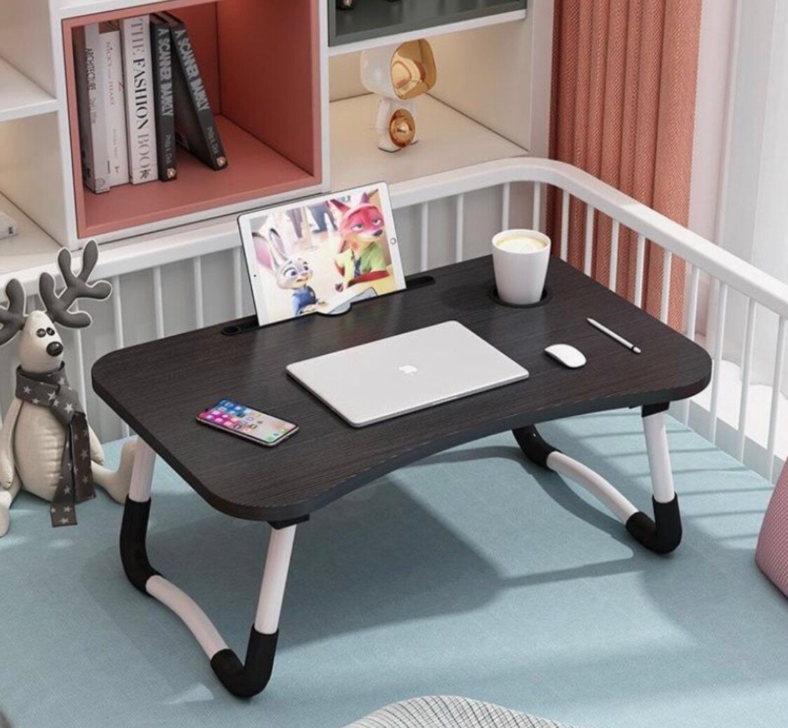 Foldable bedside table