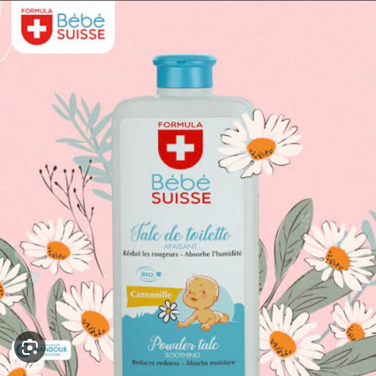 Talc apaisant Bébé Suisse