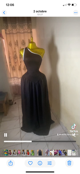 Robe longue tendance femme