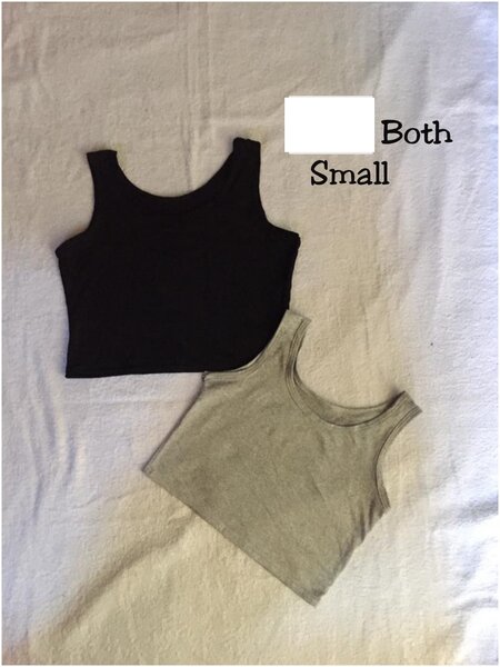 Salaula crop tops and tops