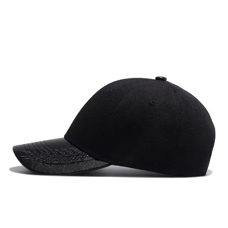 Leather Brim Cap