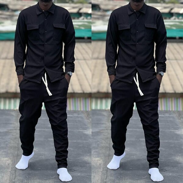 Ensemble mixte  manche  longue