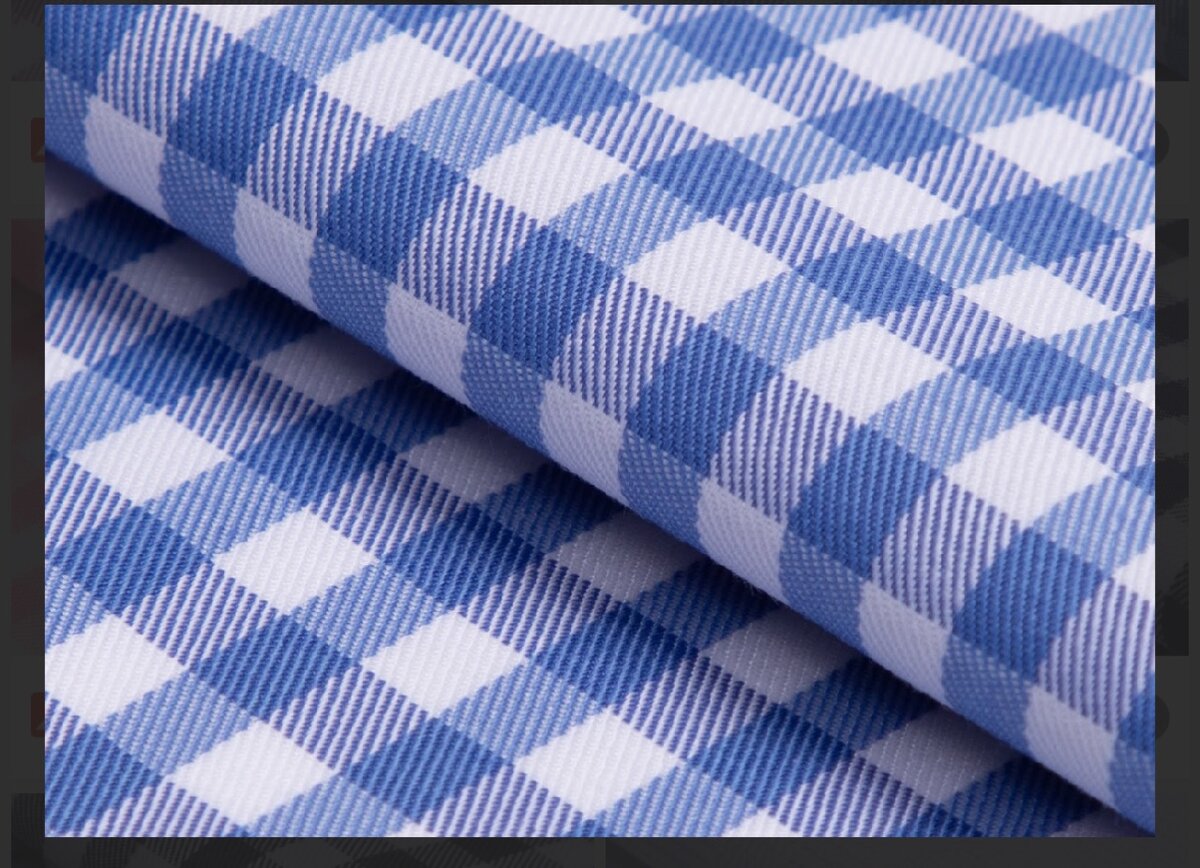 Tissu à carreaux  coton