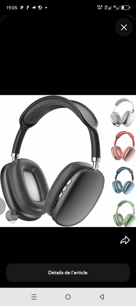 Casque sans fil moderne