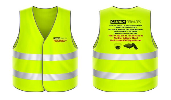 Gilet de sécurité haute visibilité