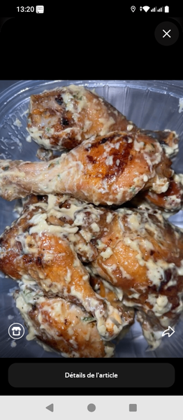 Poulet mayo avec attieke