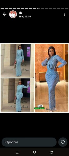 Robe élégante soirée femme