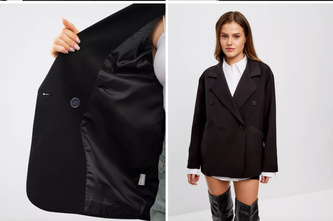 Пиджак для женщин оверсайз стильный