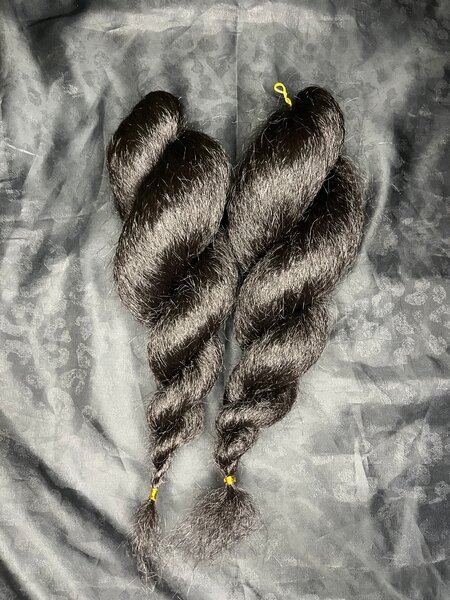 Extensions de cheveux naturels noirs