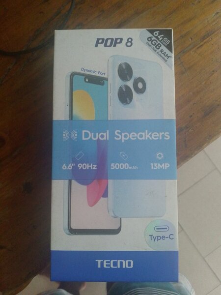 TECNO Pop 8 64GB 6GB RAM