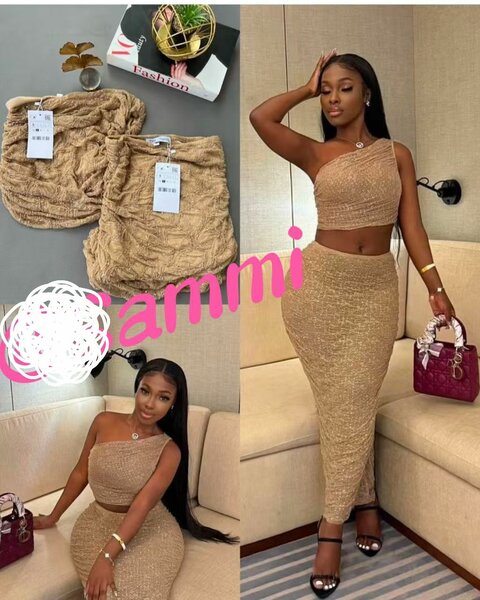 Ensemble élégante en maille