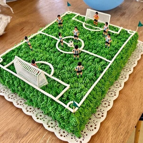Gâteau Terrain de foot