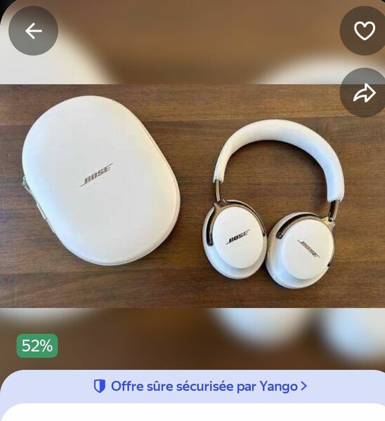 Casque Bose sans fil ANC