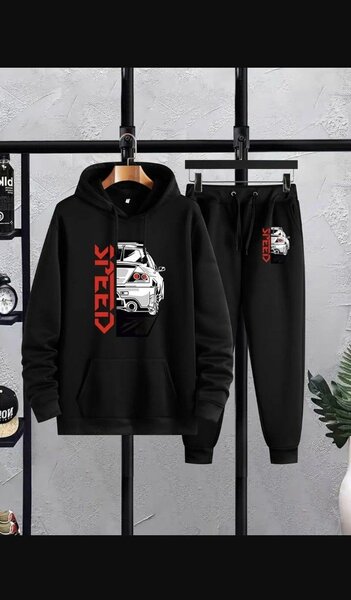 Men's hoodie track suit