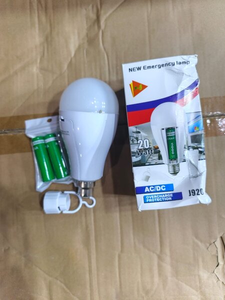 Ampoule d'urgence rechargeable 20W