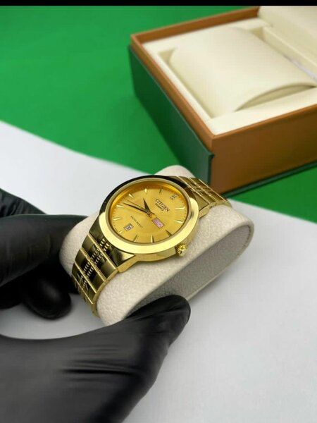 Montre Dorée Élégante Homme