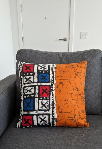 Housse décoratif coloré